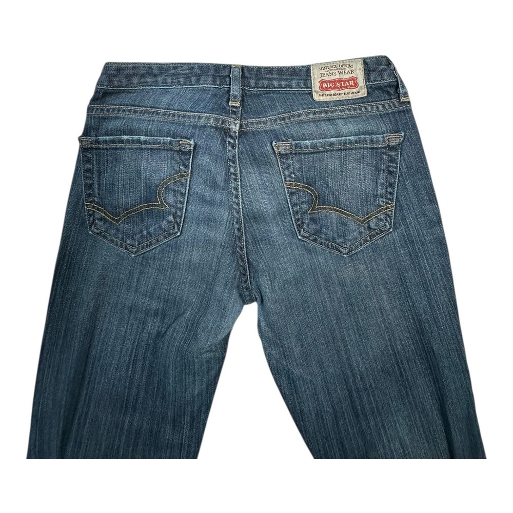 Big Star Womens Denim Jeans Bootcut Blue Wash Size 27 Lyocell Blend Made in USA - Picture 4 of 14
